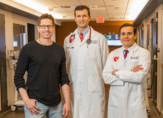 Rene Martinez, along with Andrew Goldsweig, MD, and Marco Gonzalez, MD