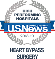 U.S. News and World Report Highest Ranking in Heart Bypass Surgery
