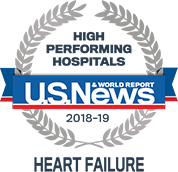 U.S. News and World Report Highest Ranking in Heart Failure