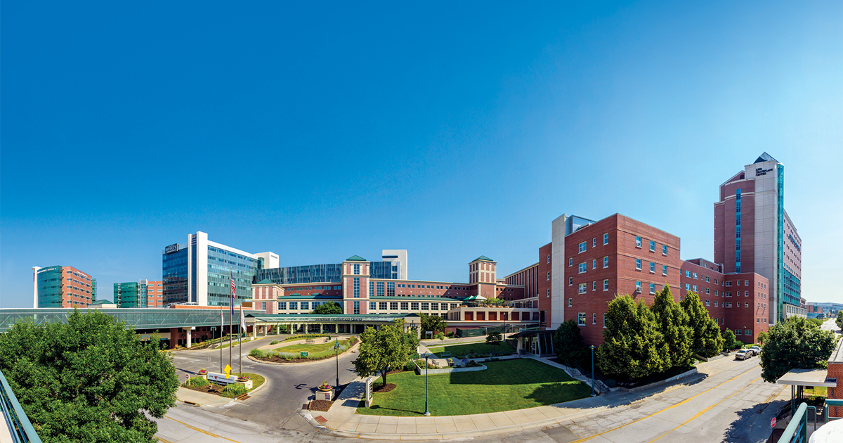 An image of Nebraska Medical Center in Omaha, Nebraska.