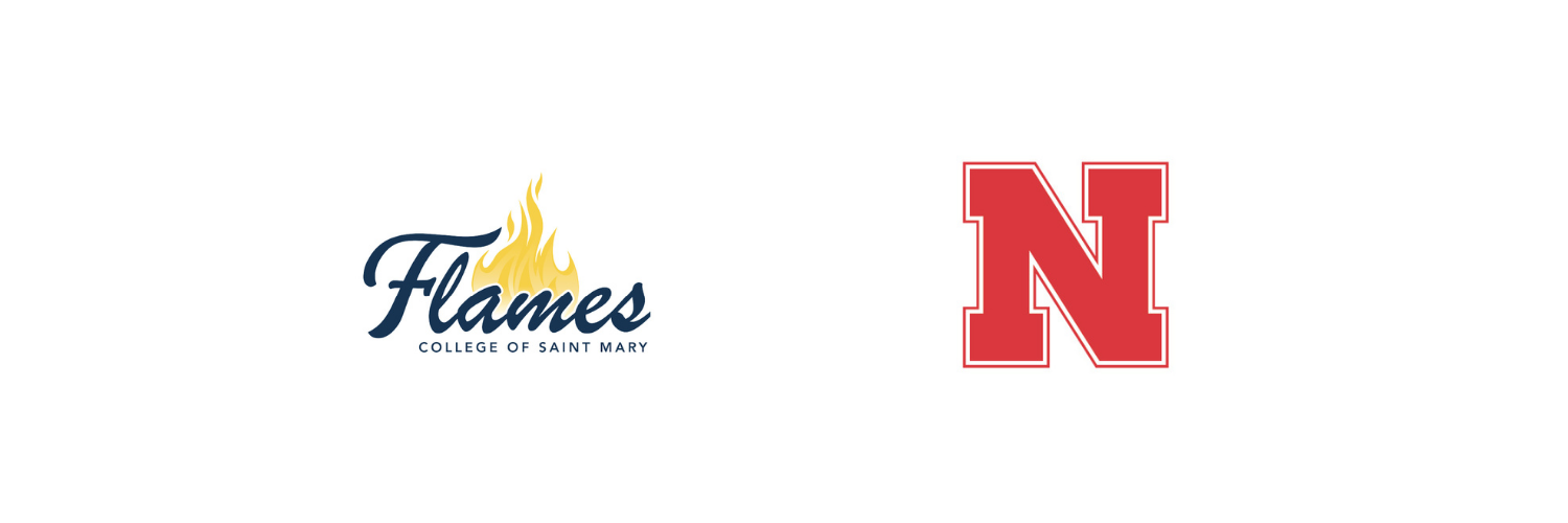 college of st mary and Nebraska logo