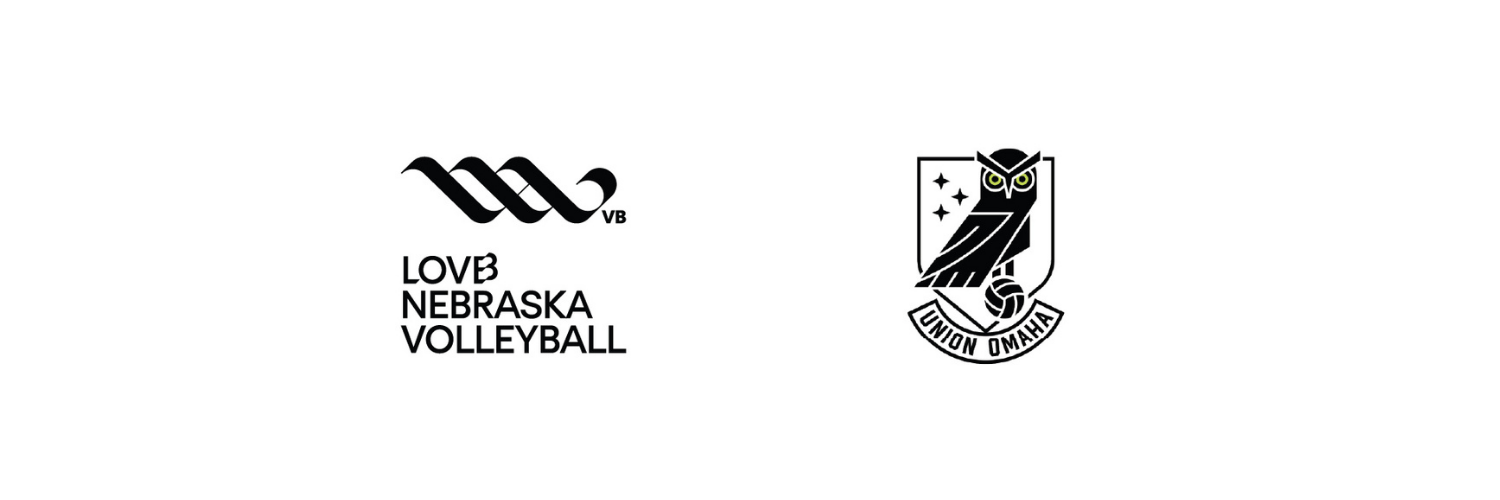 LOVB and Union Omaha logos