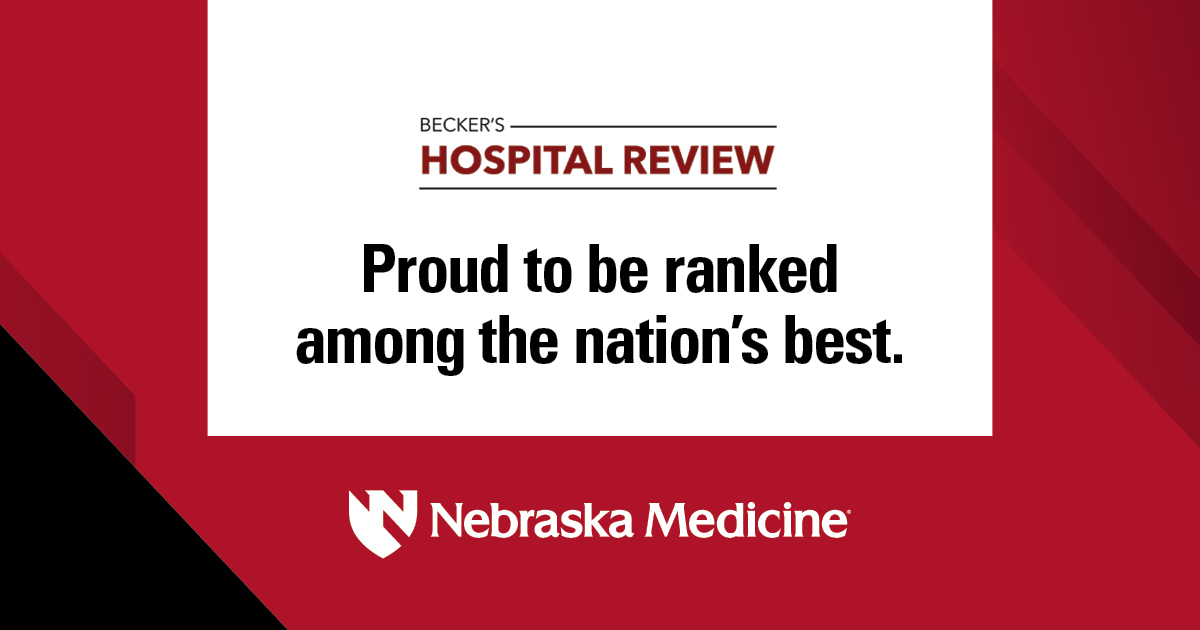 Nebraska Medical Center named to "Great Hospitals" list
