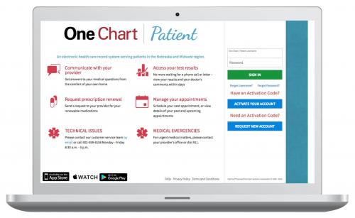 One Chart Patient Account Unmc