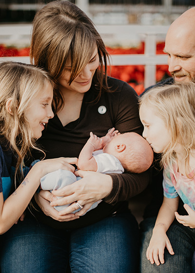 Shaula Heida and her family.
