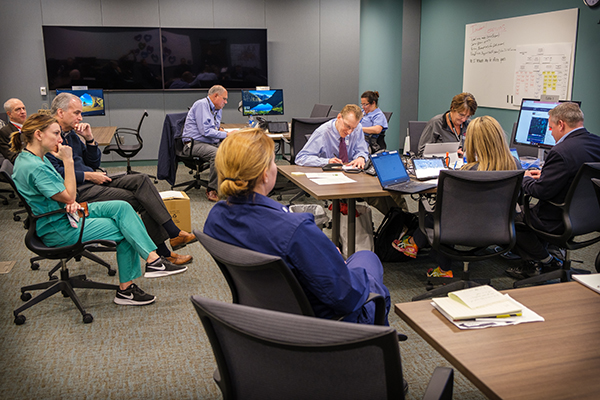 UNMC/Nebraska Medicine staff members – including nurses, doctors and behavioral health specialists – held a virtual town hall today to meet with the quarantined individuals. The group discussed possible ways to improve the quarantine experience, including increasing communication among those being monitored so they can support each other through the experience. Federal partners with ASPR also took part in the call.