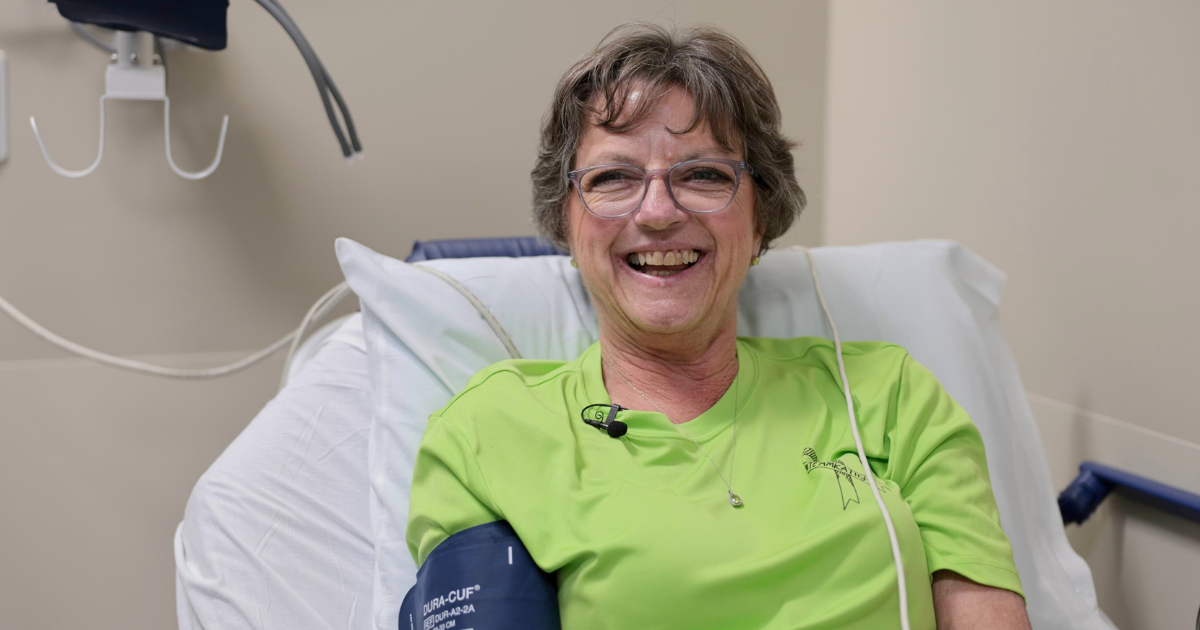 Kathy Folk, first Car T-cell therapy outpatient in Nebraska