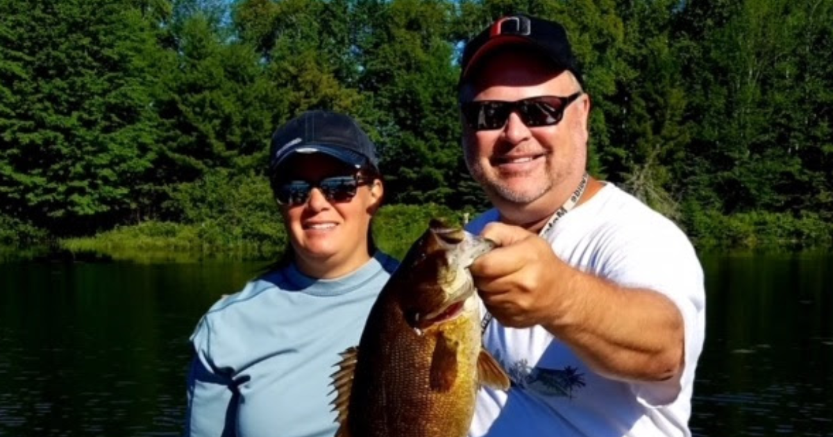 Steve Gustafson and his wife