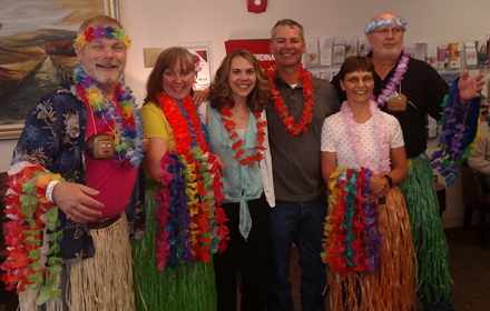 Mary Robinson's first impression of Nebraska Medicine was a colorful group celebrating a cancer patient's last chemotherapy treatment.