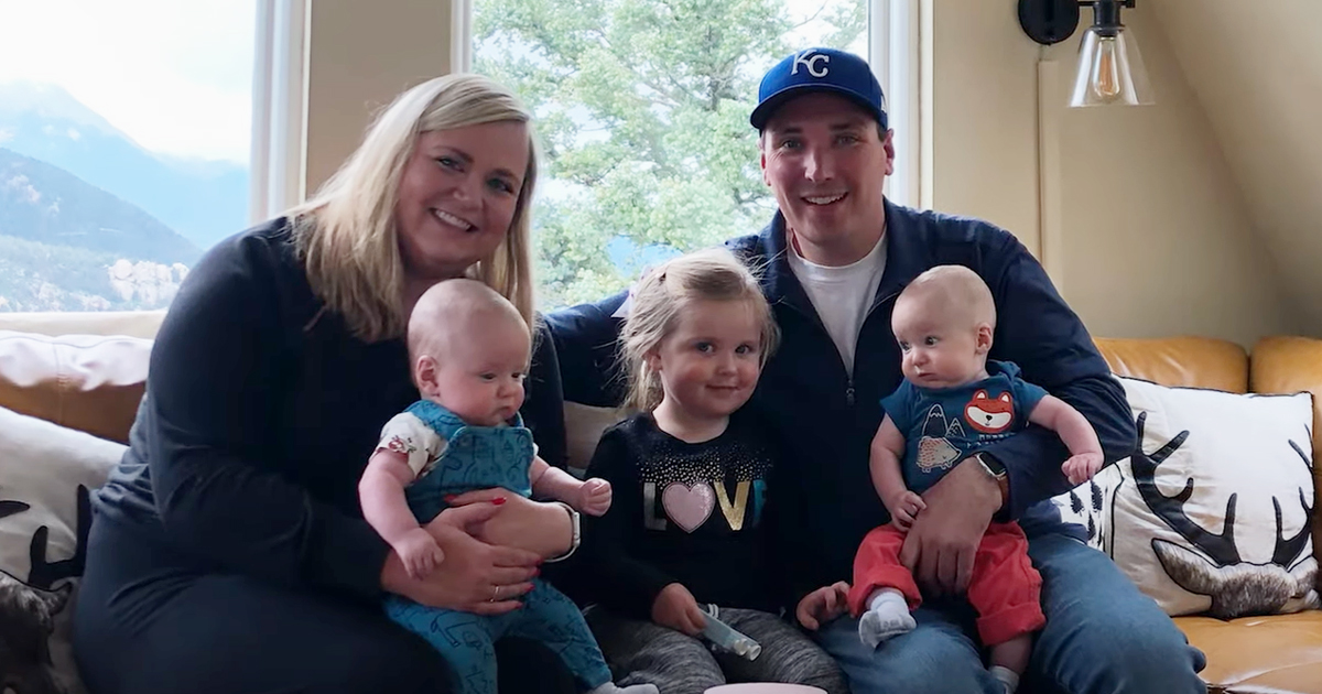 Nick Howe and his wife, Rachel, daughter Julia, and twin boys Levi and Miles