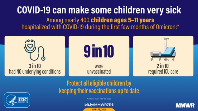 COVID-19 can make some children very sick