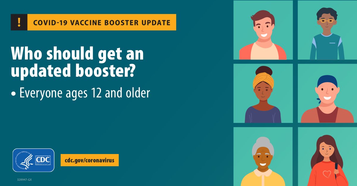 CDC: Who should get an updated booster? Everyone ages 12 and older
