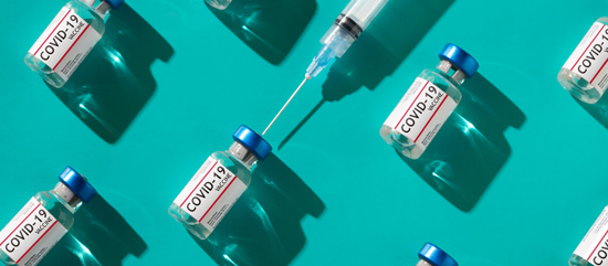 picture of COVID-19 vaccine vials