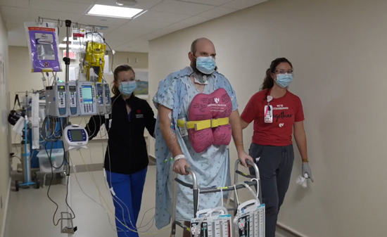 Jake Immink, Nebraska's first COVID lung transplant recipient