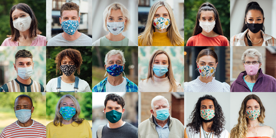 picture of people in face masks