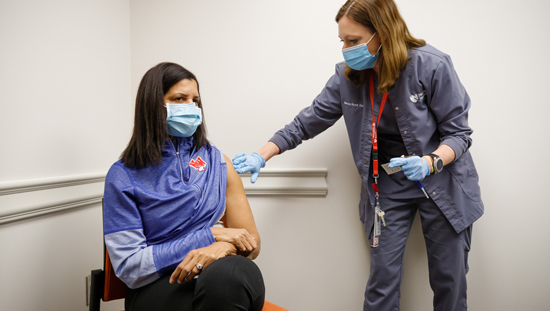 Cheryl Logan, EdD, superintendent of Omaha Public Schools, participated in the phase 3 clinical trial led by Diana Florescu, MD, at the University of Nebraska Medical Center.