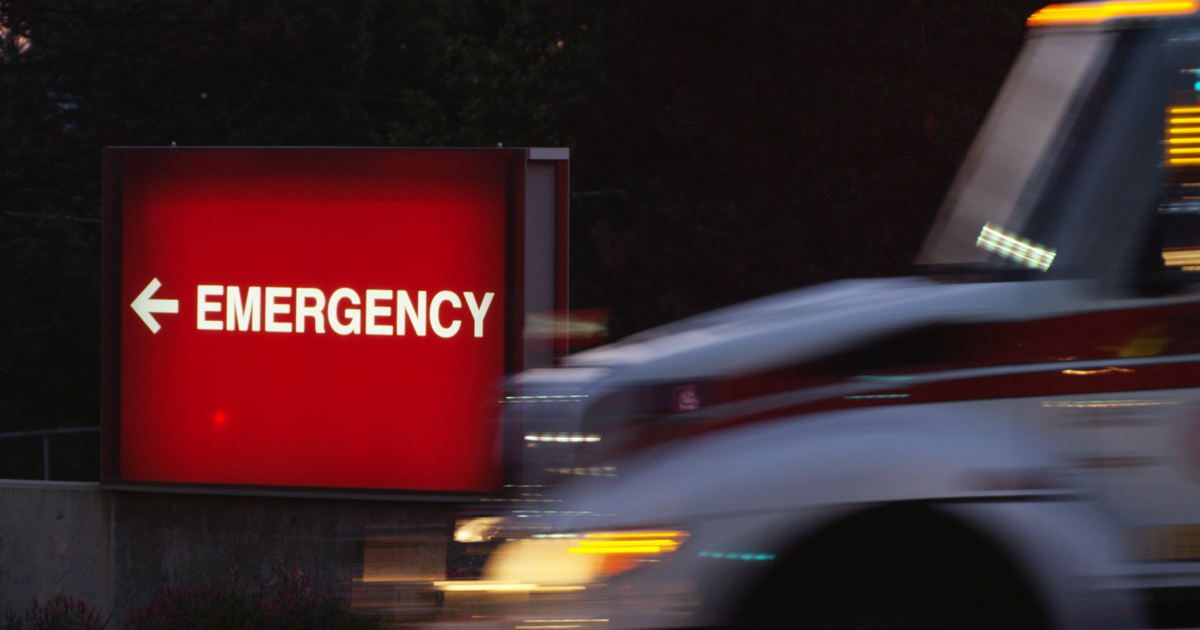 Picture of ER sign