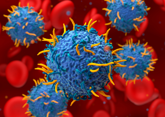 3D illustration of CAR T-cell