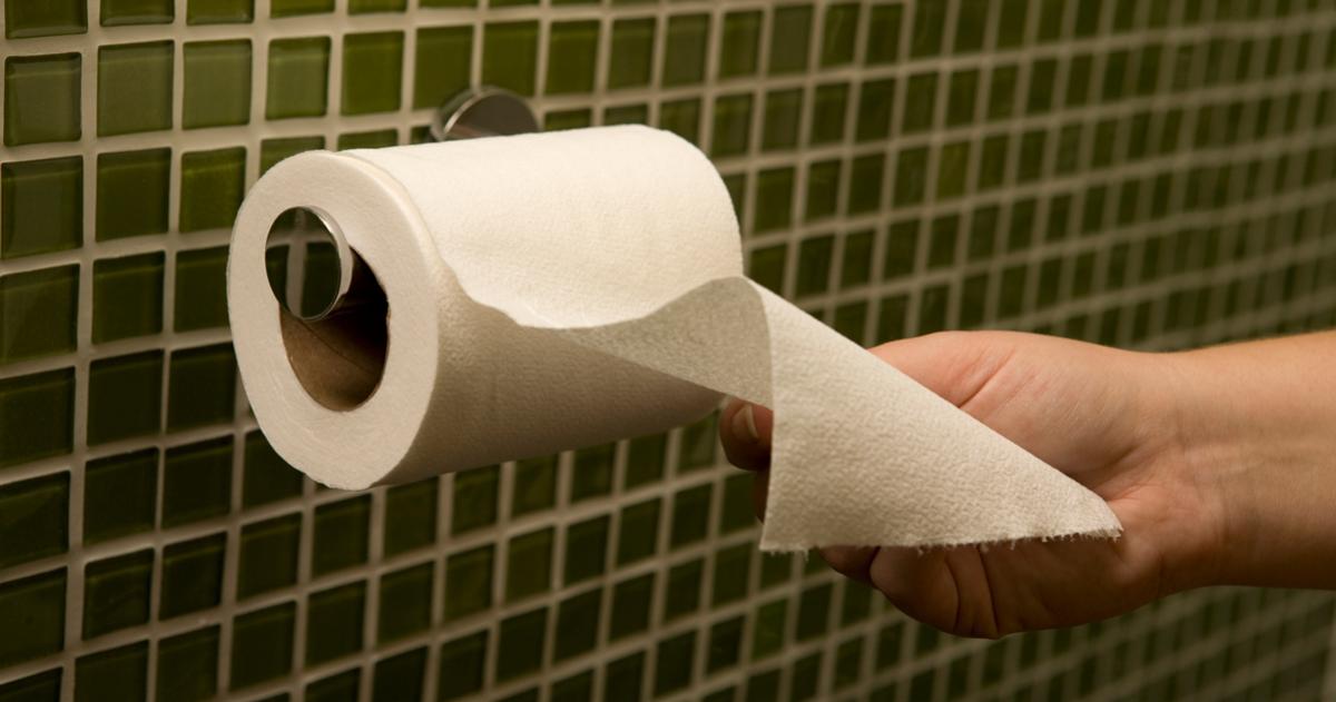 Roll of toilet paper