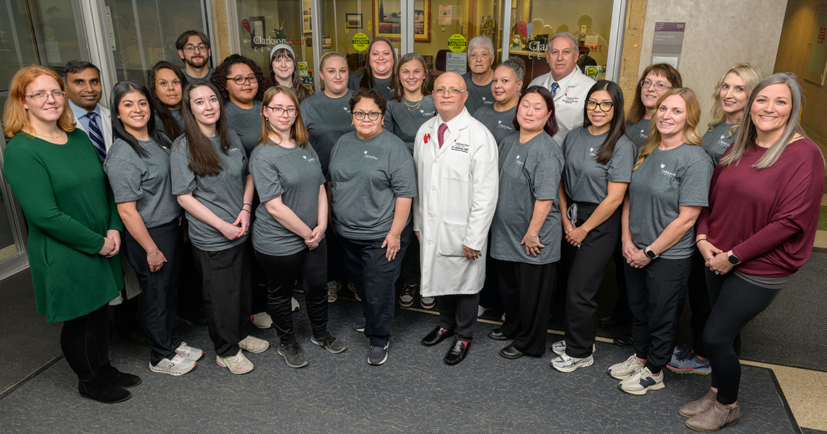 Clarkson Heart Center team