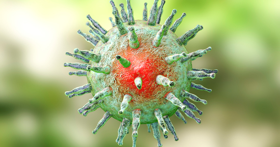 illustration of a virus