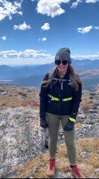 Sarah McHenry on hike.