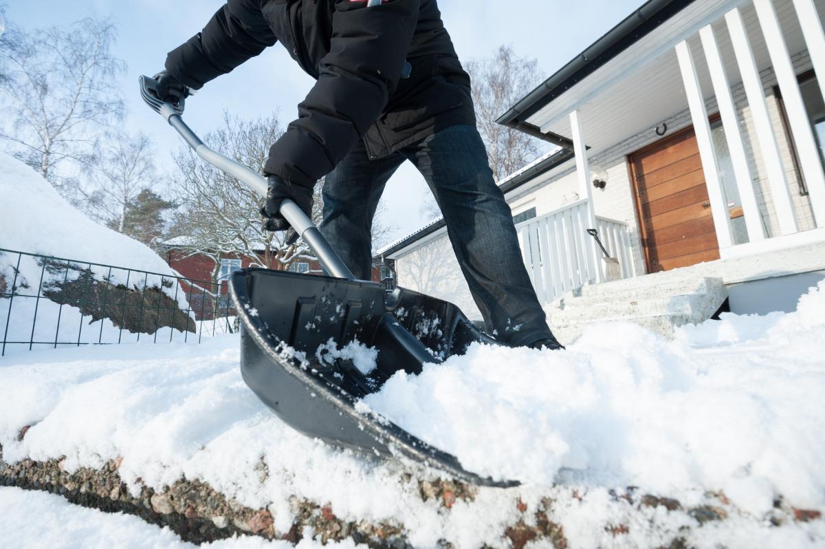 Snow shoveling