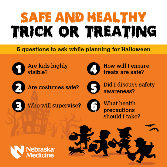 Safe and healthy trick or treat