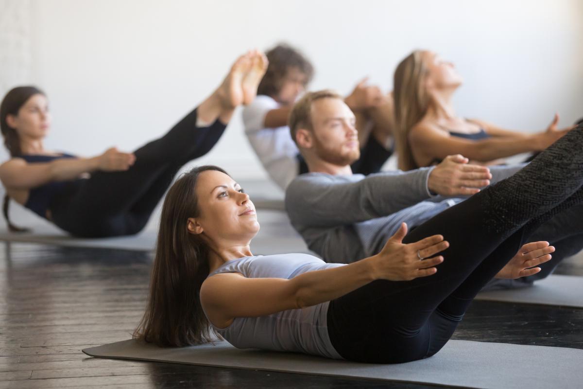 Group yoga