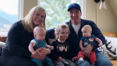 Nick and his wife, Rachel, have welcomed three children into their family - big sister Julia, now 3 1/2 years old, as well as twin infant boys, Levi and Miles.