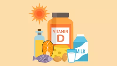 illustration of vitamin d sources