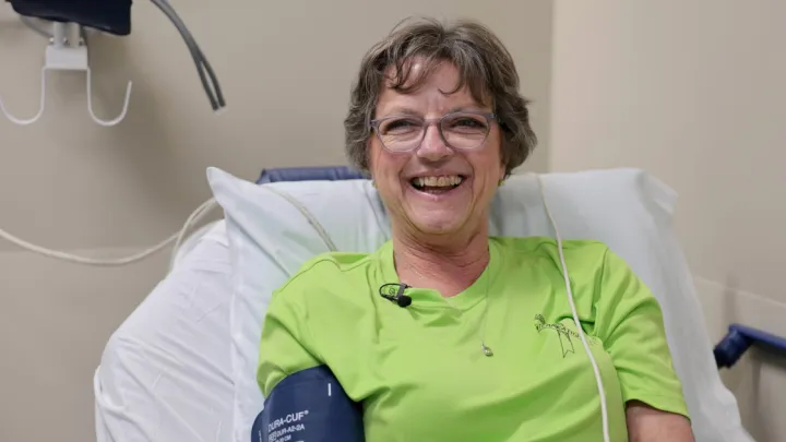 Kathy Folk, first Car T-cell therapy outpatient in Nebraska