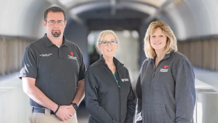 Eric Ernest, MD, Emergency Medicine, Reba Graf, paramedic, Danell Smith, RN, BSN, program coordinator