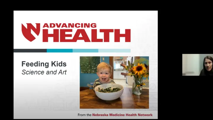 Screen shot of webinar